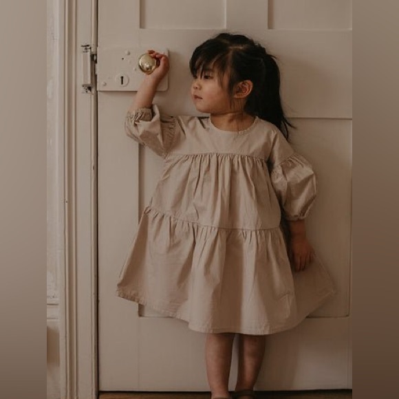 ✨ The Simple Folk Harriett Dress 🤍 Ecru | Size 8–9 Years ✨ - Picture 10 of 10